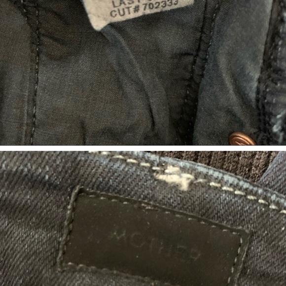 MOTHER Jeans High Waisted Looker Ankle Fray in Last Call 24 NWT - Picture 3 of 5